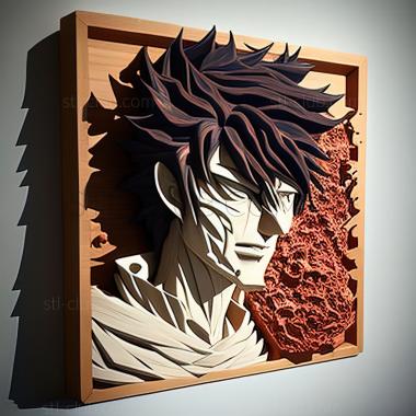 3D модель Food Wars Shokugeki no Soma Yto Tsukuda Shun SaekiRELIE (STL)